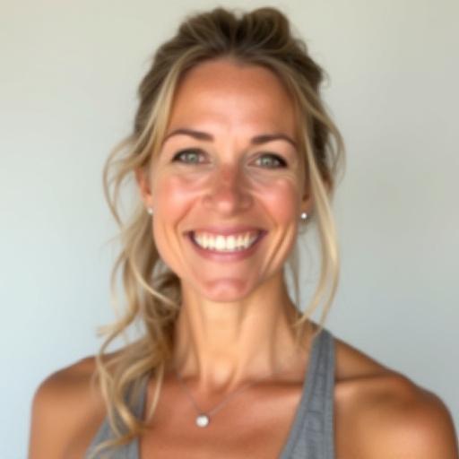 Portrait de la coach sportive Chloé Dubois.